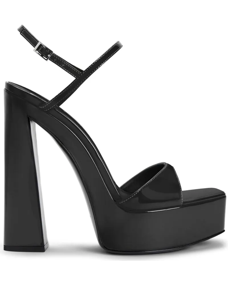 Giuseppe Zanotti Sylvy Plateau-Sandalen 145mm - Schwarz Schwarz