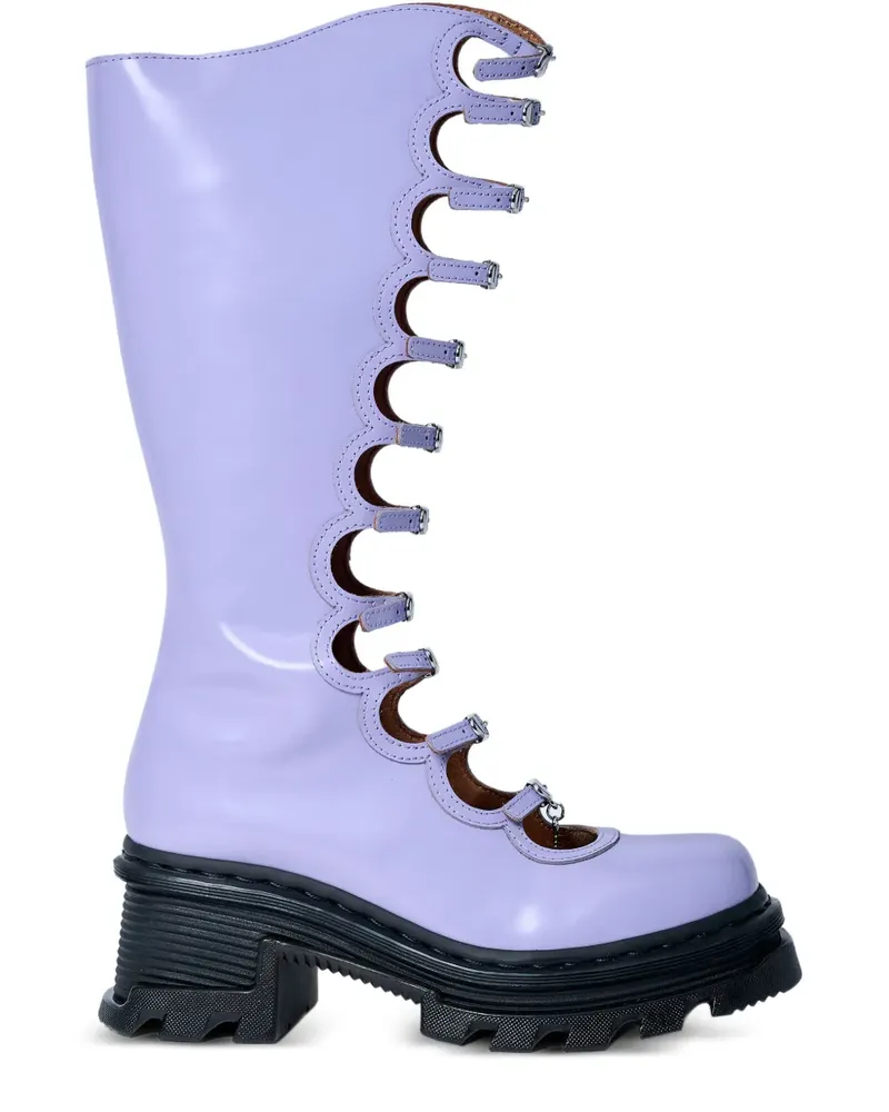 Dr.Martens x Marc Jacabs Kiki Stiefel 40mm - Violett Violett