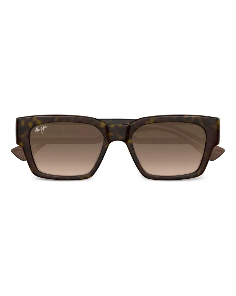 Maui Jim Kenui Sonnenbrille in Schildpattoptik - Braun Braun