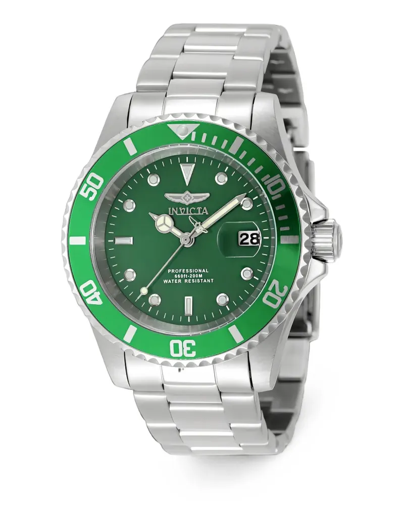 Invicta Pro Diver Armbanduhr 40mm - Grün Grün