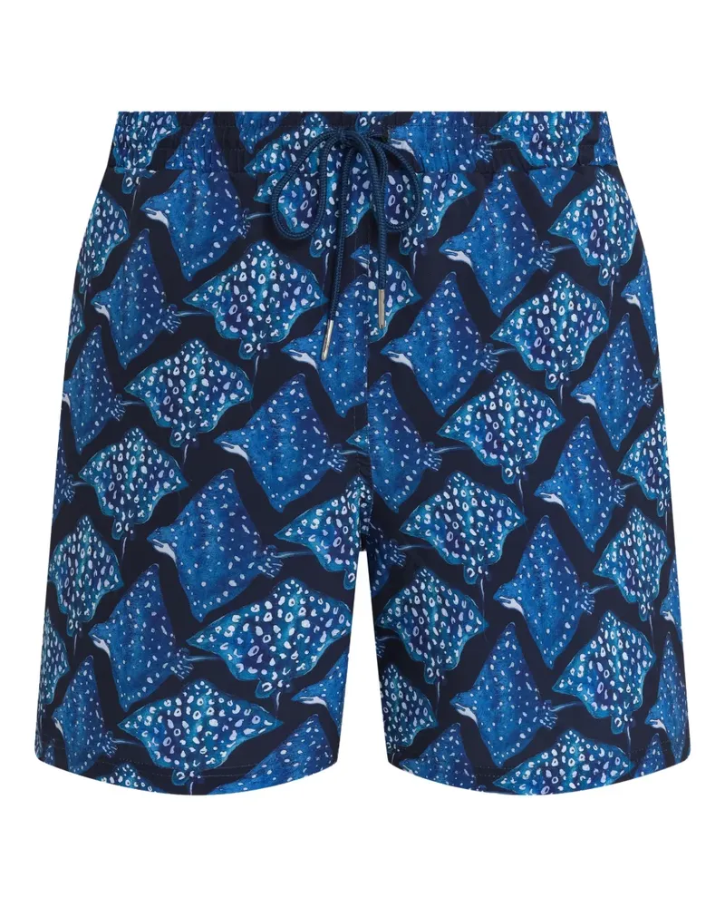 Lygia & Nanny Gil Badeshorts mit Print - Blau Blau