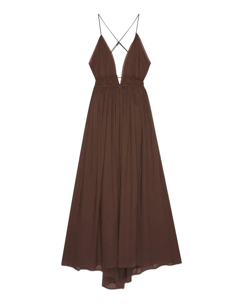 ottod’Ame plunging cross-back dress - Braun Braun