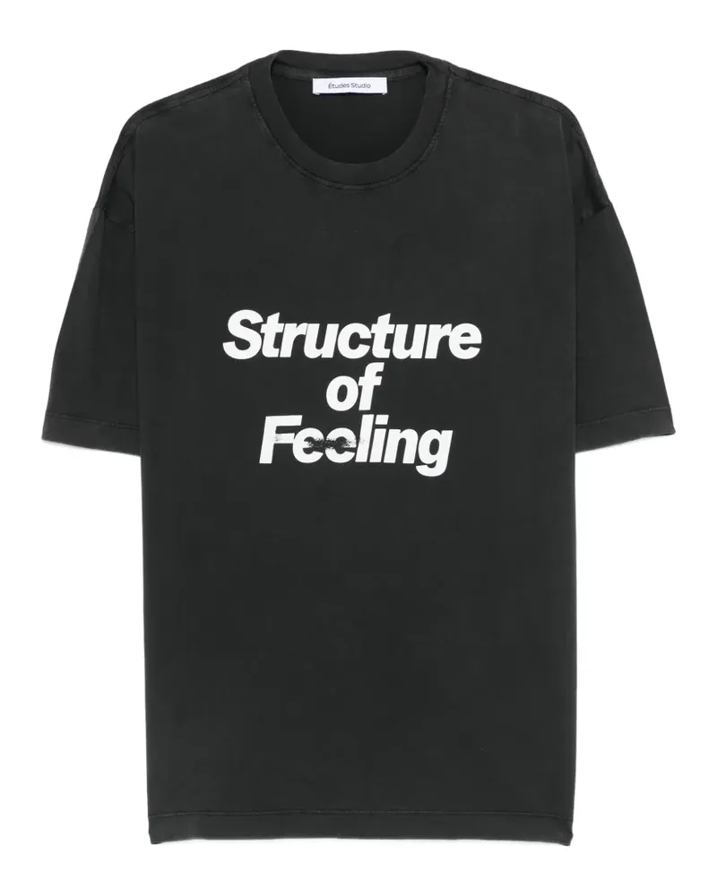Études Studio printed T-shirt - Schwarz Schwarz