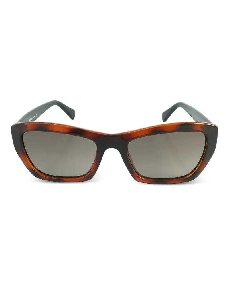 Ferragamo rectangle-frame sunglasses - Braun Braun