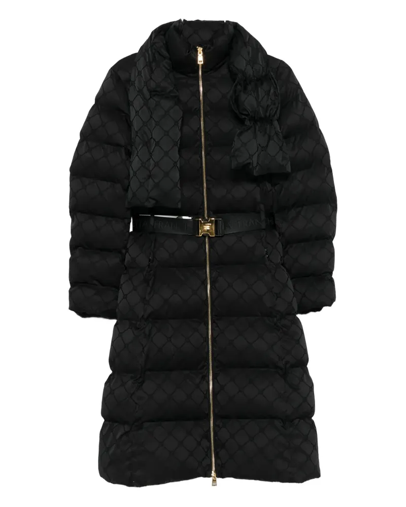 Elisabetta Franchi belted puffer jacket - Schwarz Schwarz