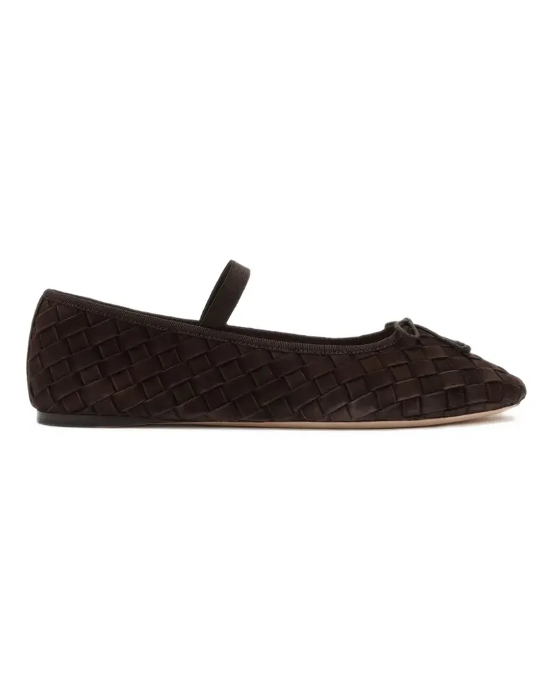 Loeffler Randall Gewebte Leonie Ballerinas - Braun Braun