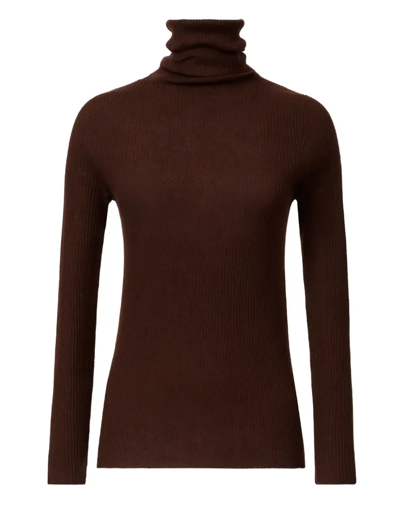 Fabiana Filippi Gerippter Rollkragenpullover - Braun Braun