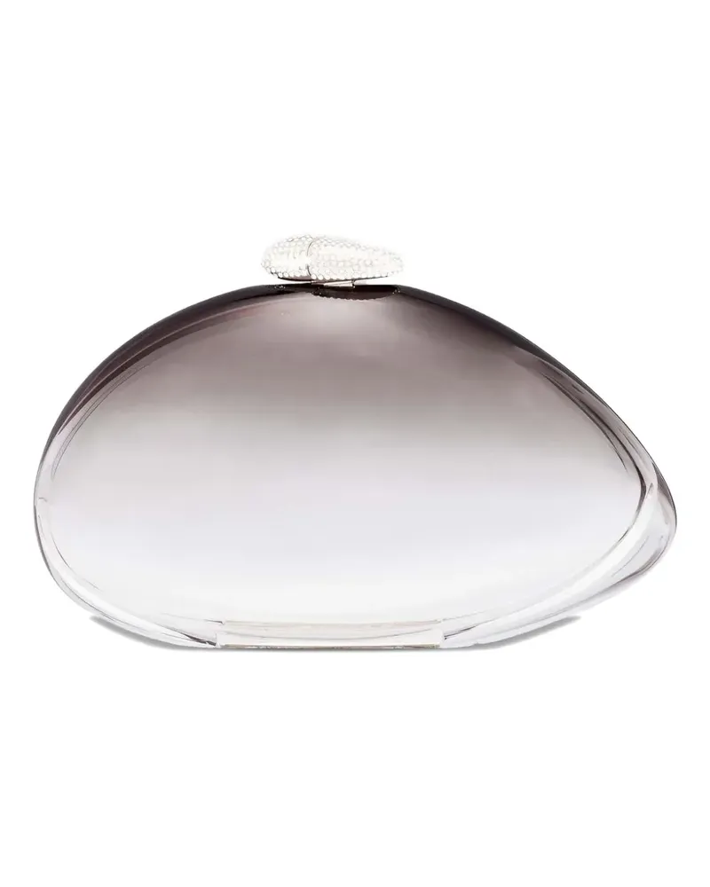 Benedetta Bruzziches Verzierte Bubble Clutch - Grau Grau