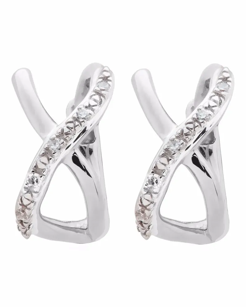 Monica Vinader Riva Ohrringe - Silber Silber