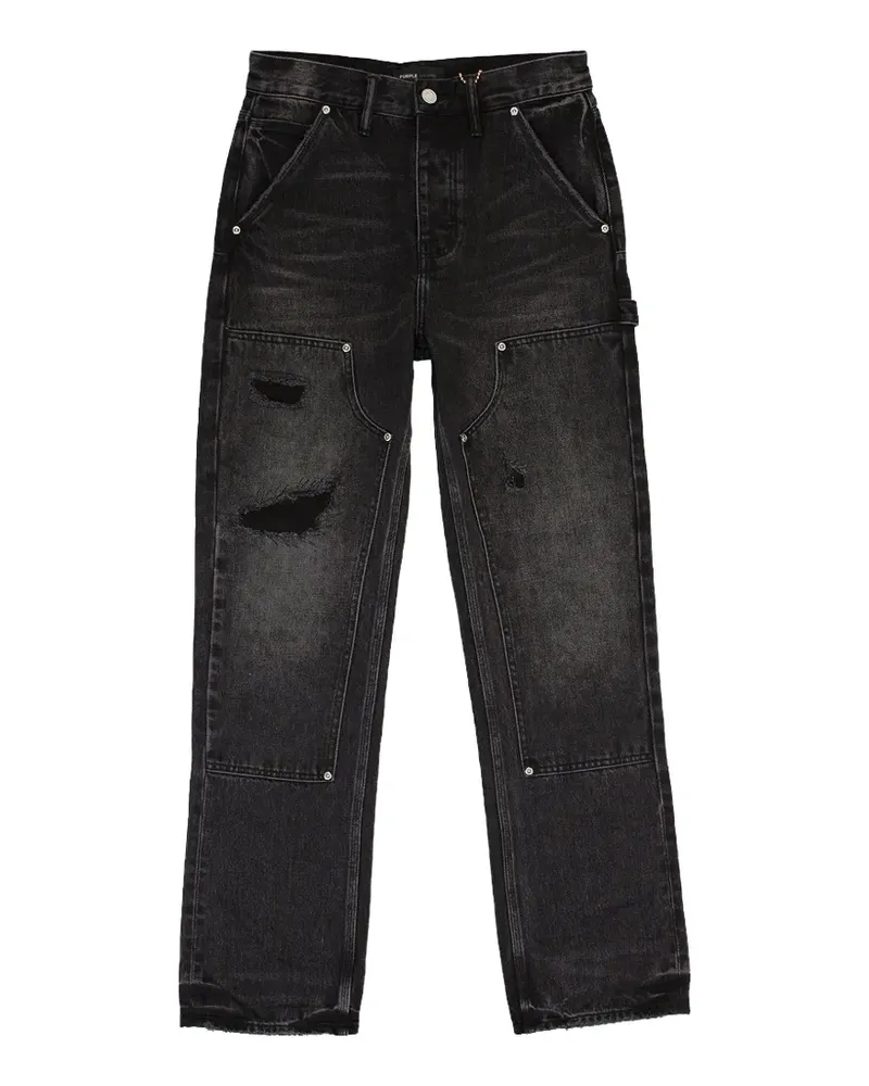PURPLE BRAND Jeans mit lockerem Schnitt - Schwarz Schwarz
