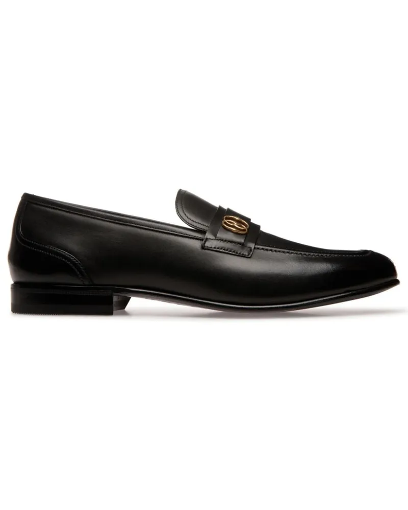 Bally Sadei Loafer mit Logo-Schild Schwarz