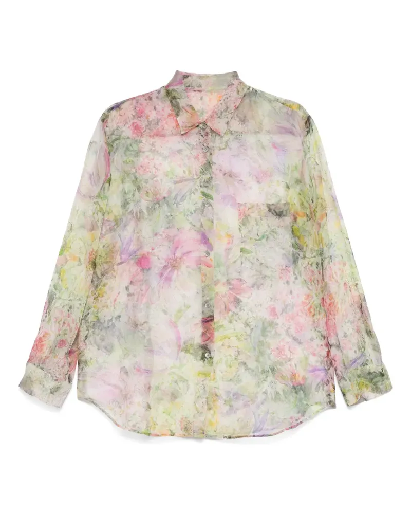 JNBY Hemd mit Blumen-Print - Grün Grün