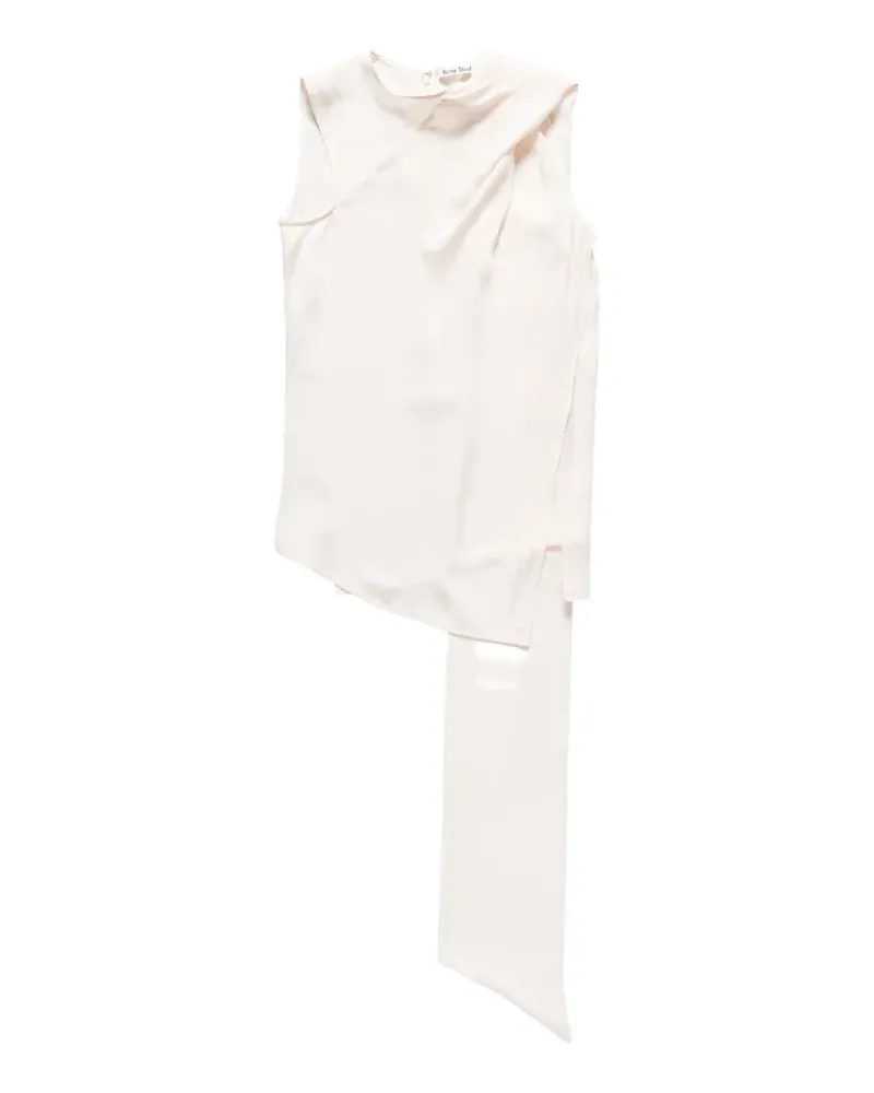 Acne Studios silk sleeveless blouse - Nude Nude