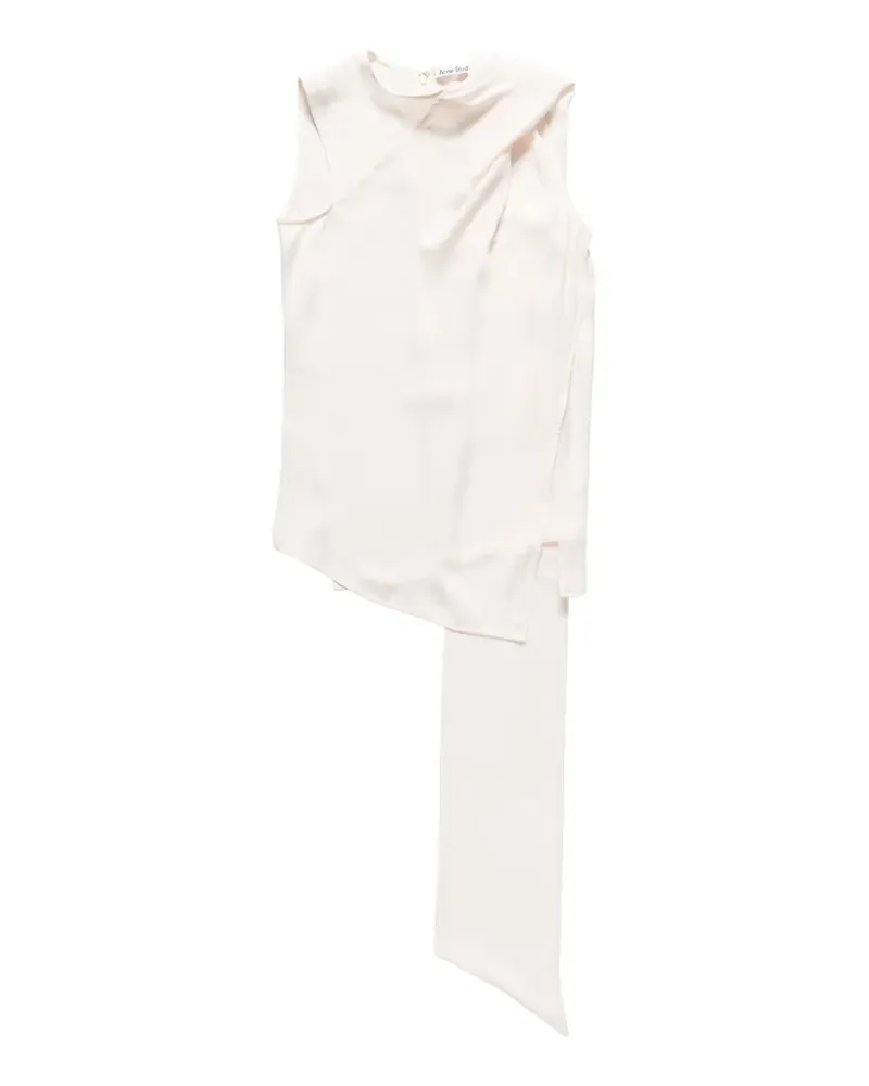 Acne Studios silk sleeveless blouse - Nude Nude