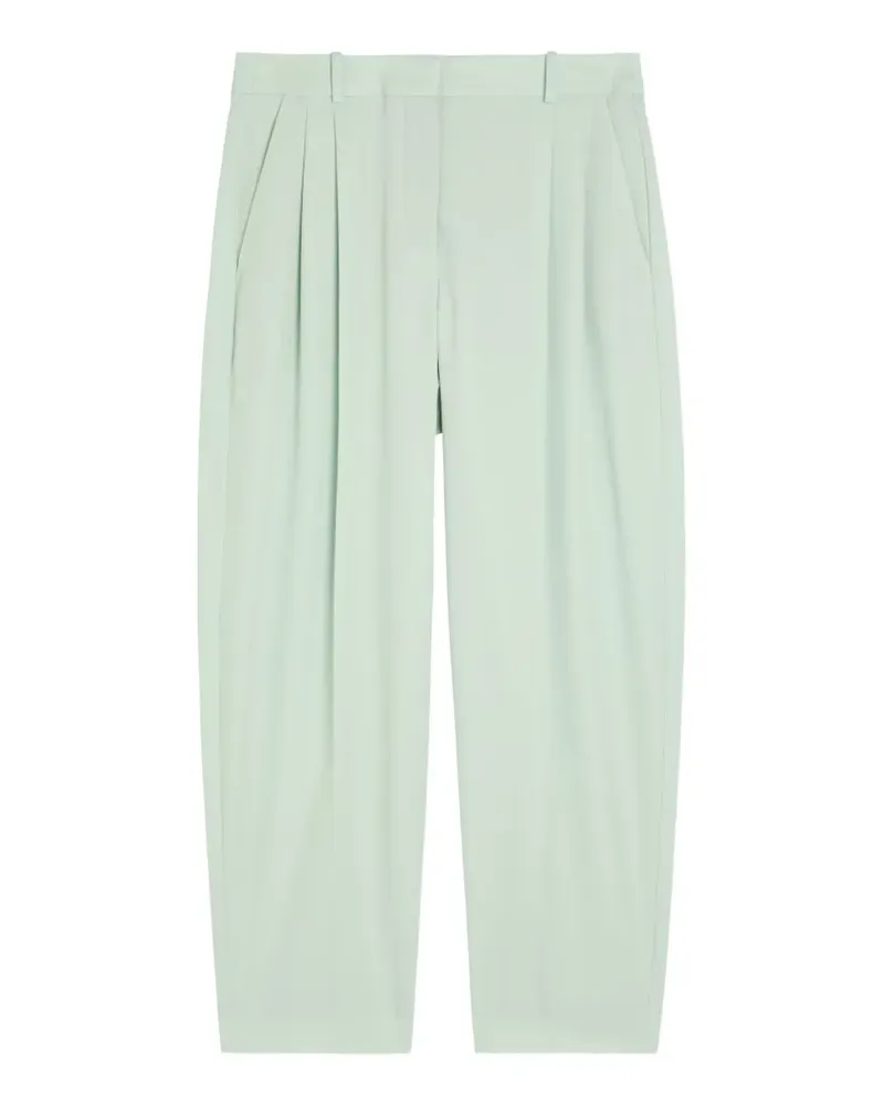 Stella McCartney Tapered-Hose mit Falten - Grün Grün