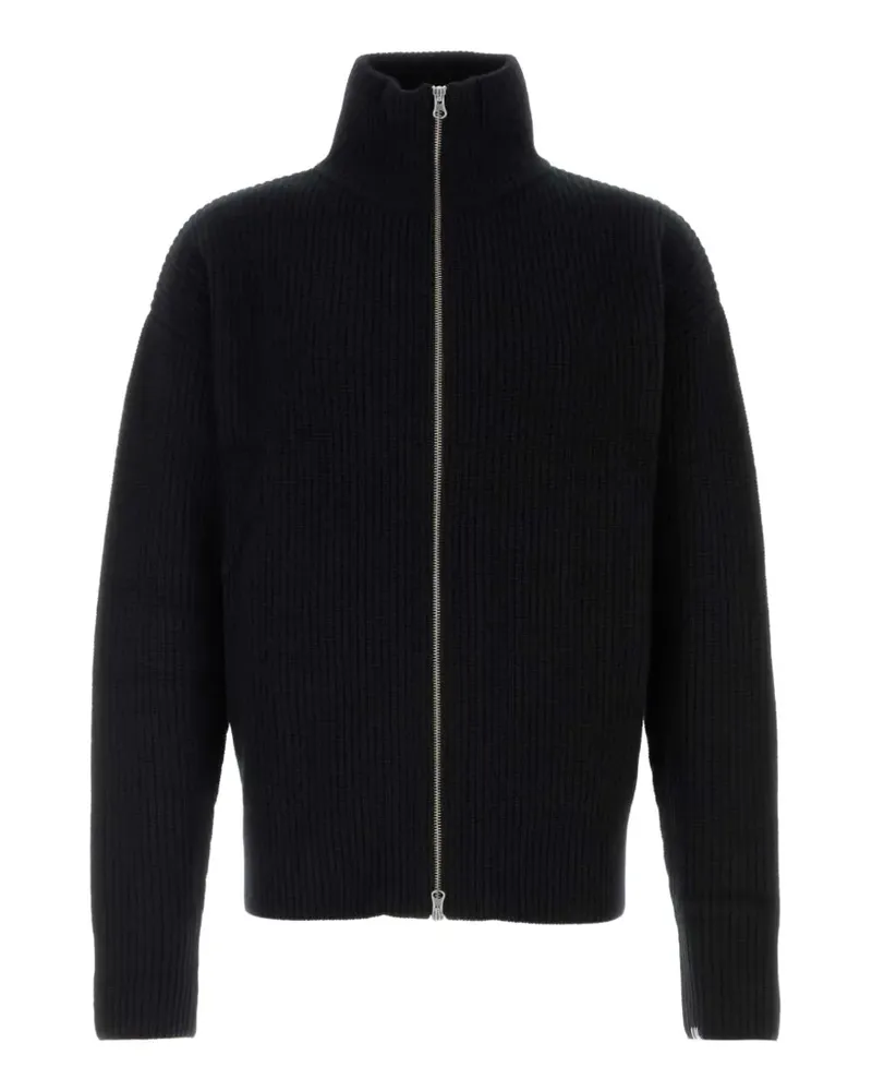 extreme cashmere ribbed-knit cashmere cardigan - Schwarz Schwarz