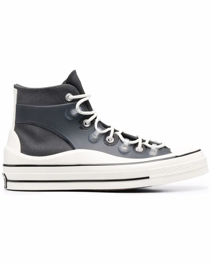 Converse High-Top-Sneakers mit Kontrastsohle - Grau Grau