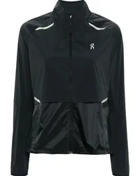 ON Running Leichte Weather Jacke Schwarz