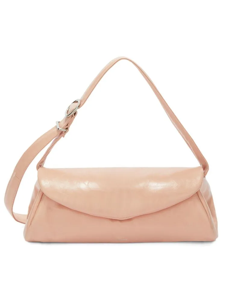 Jil Sander Cannolo Grande Schultertasche - Rosa Rosa