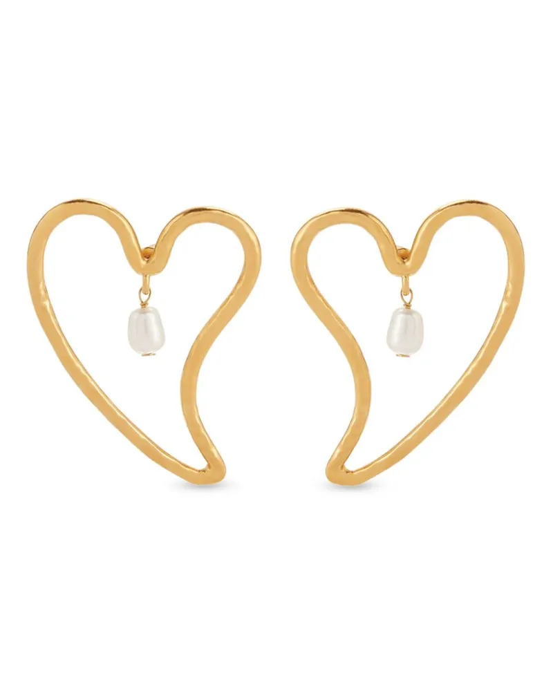 Nina Ricci Perlenohrringe - Gold Gold