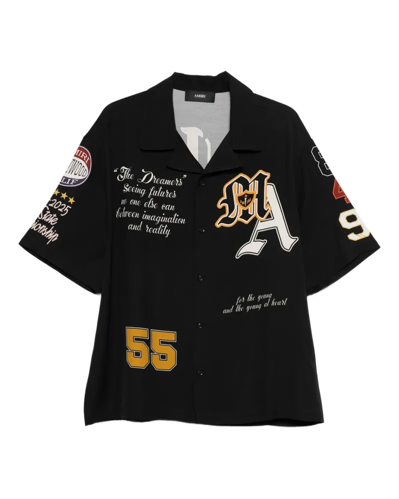 Amiri graphic-print shirt - Schwarz Schwarz