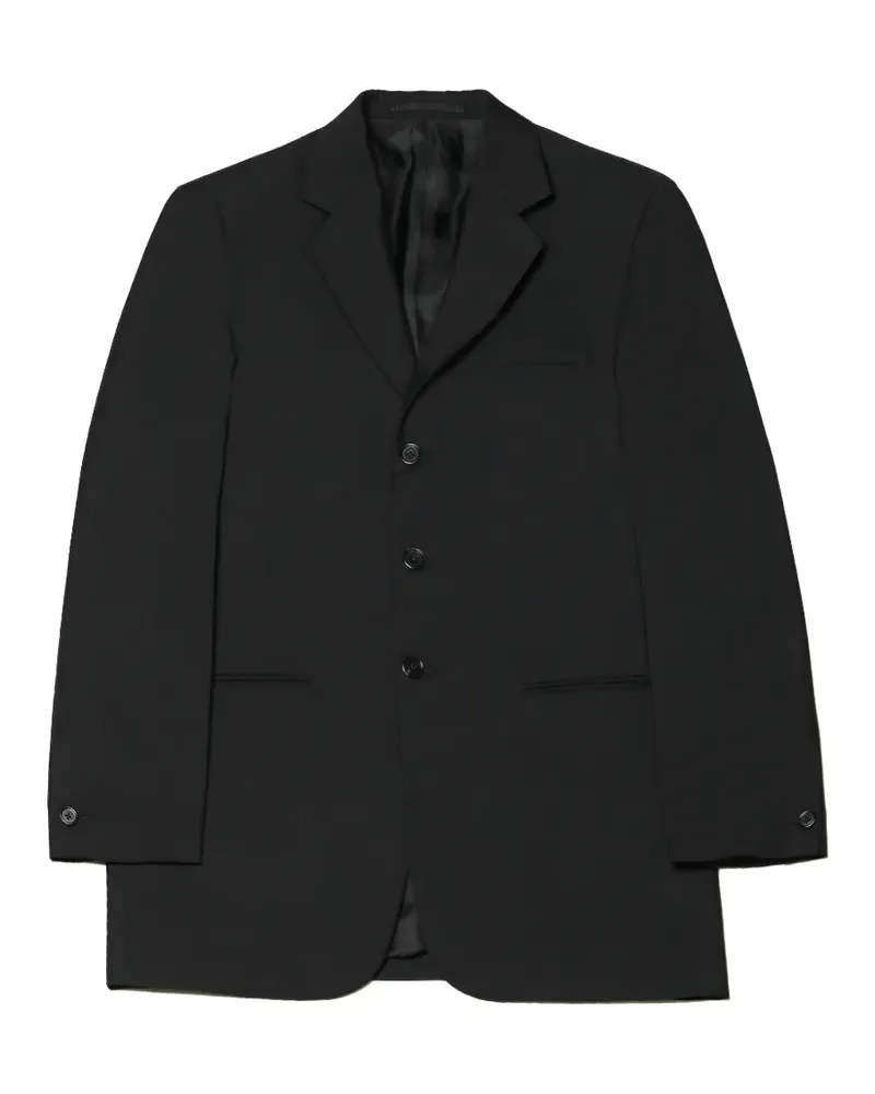 Jil Sander single-breasted notched-lapels jacket - Schwarz Schwarz