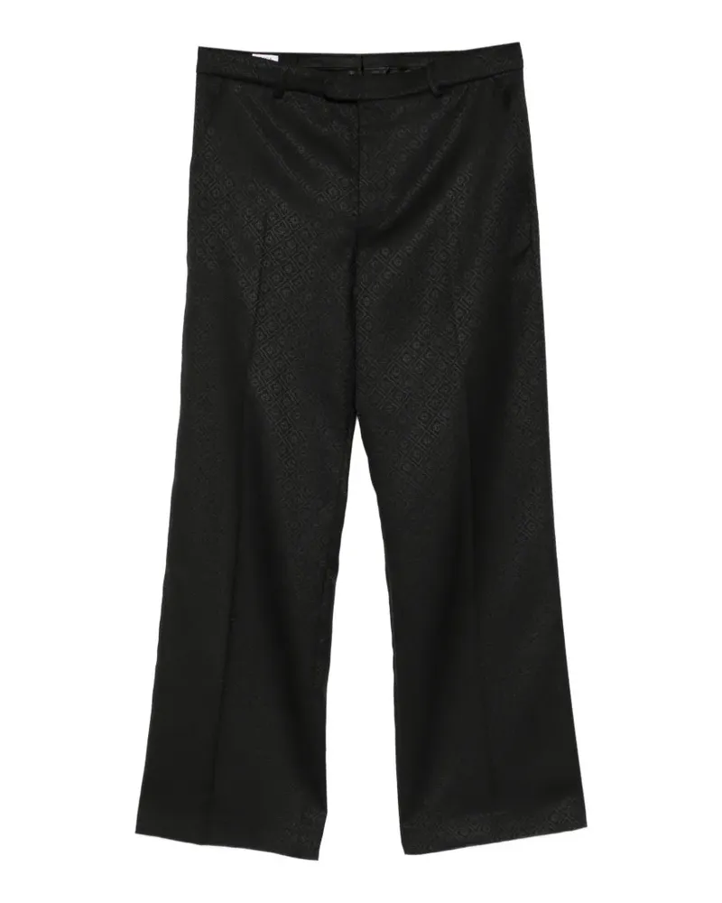 Casablanca Paris jacquard wide-leg trousers - Schwarz Schwarz