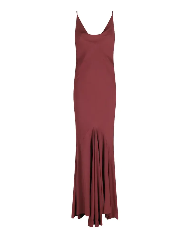 Erika Cavallini Ether ruffled maxi dress - Rot Rot