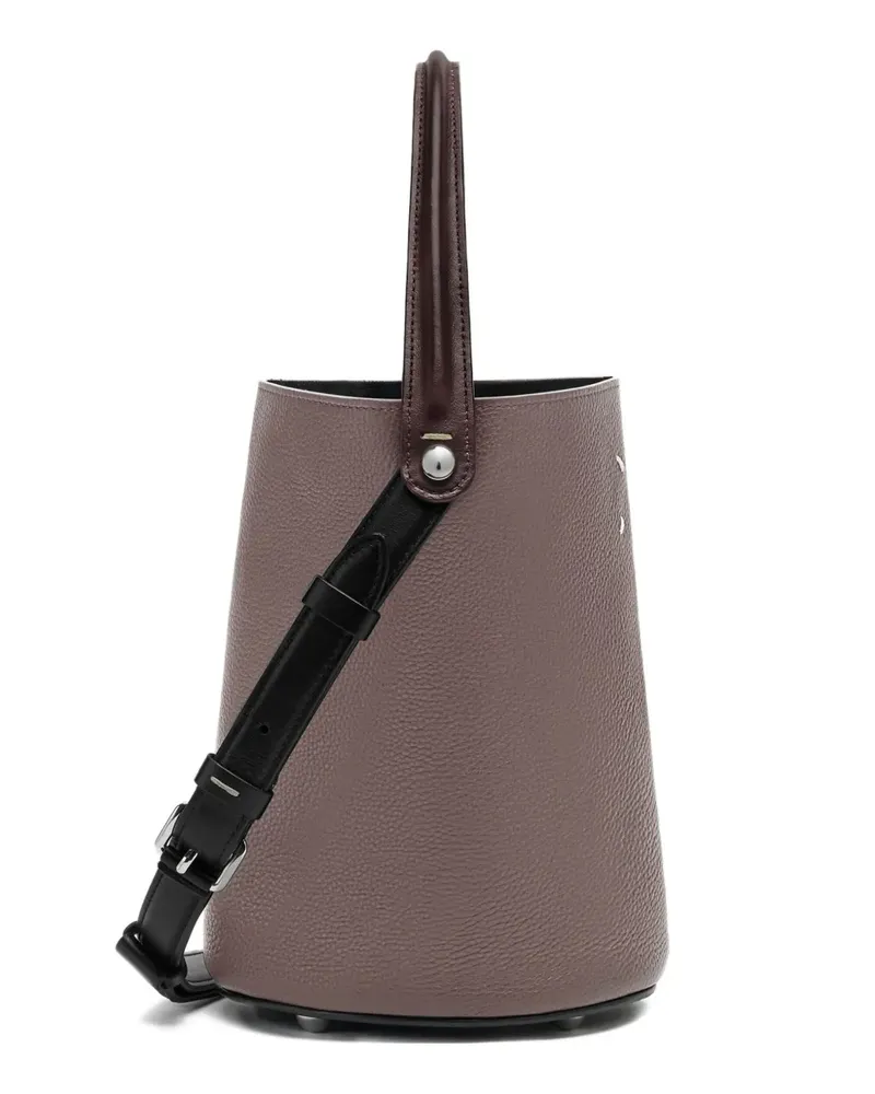 Maison Margiela Schultertasche aus Leder - Nude Nude