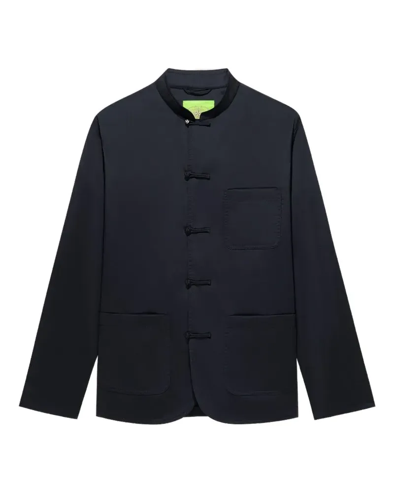 Shanghai Tang chest-pocket jacket - Blau Blau