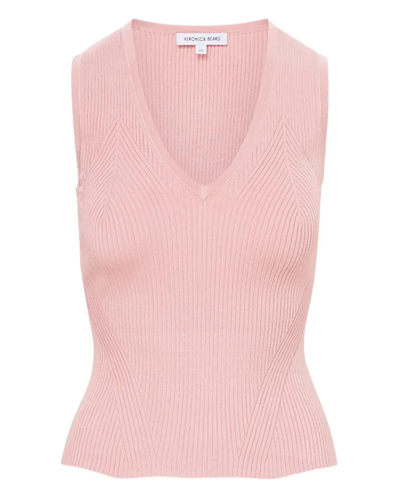 Veronica Beard Sid knitted top - Rosa Rosa