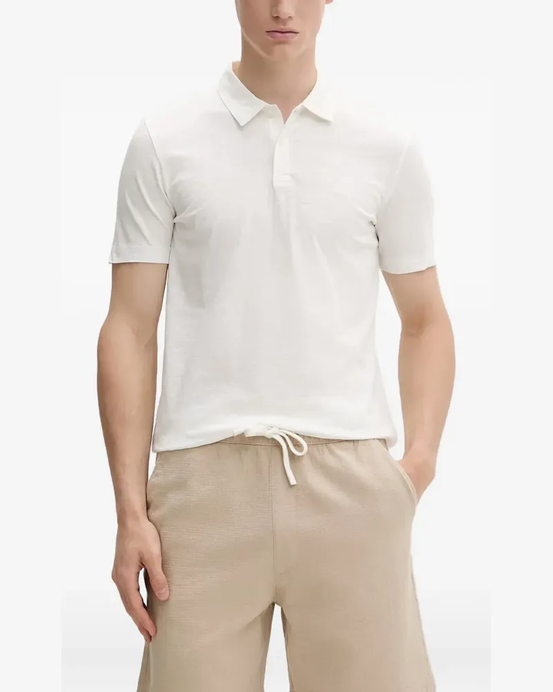Marc O'Polo slub-texture polo shirt - Weiß Weiß