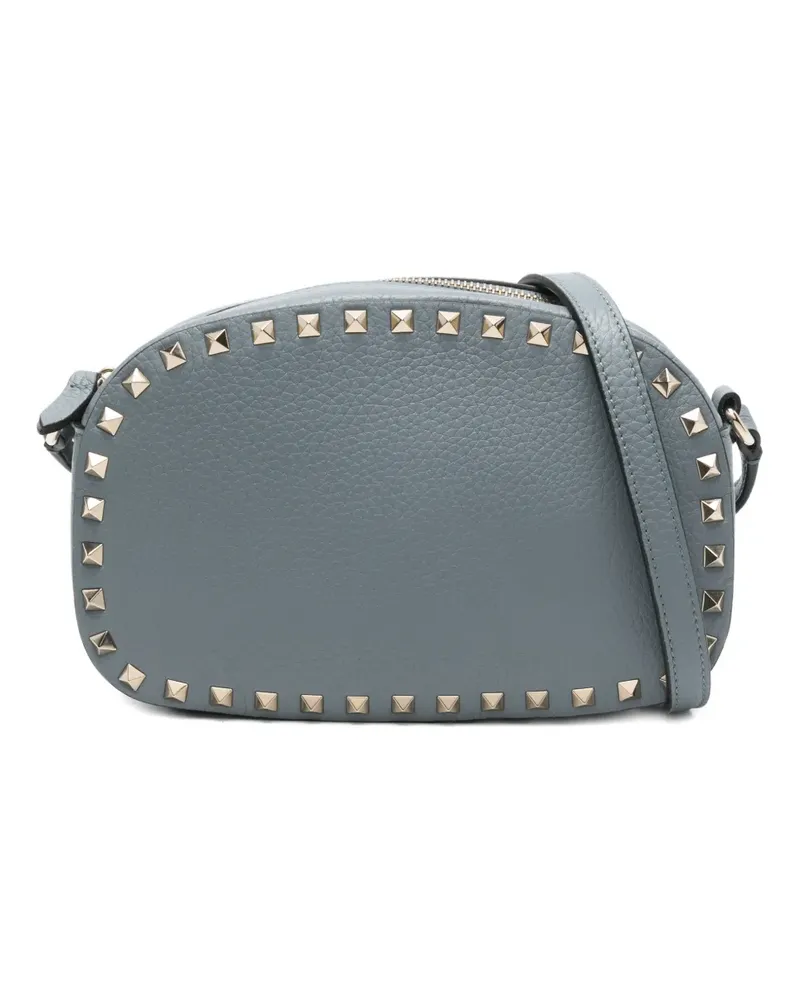 Valentino Garavani Rockstud-embellished cross body bag - Blau Blau