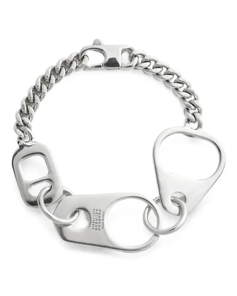 Maison Margiela bottle cap chain bracelet - Silber Silber