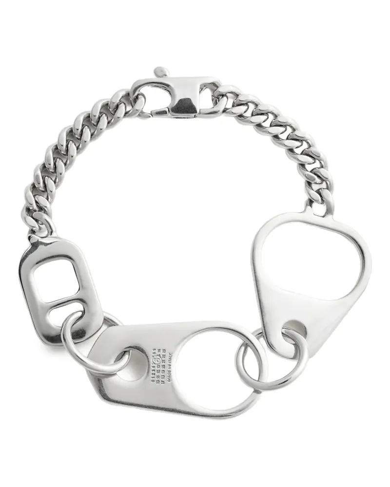 Maison Margiela bottle cap chain bracelet - Silber Silber