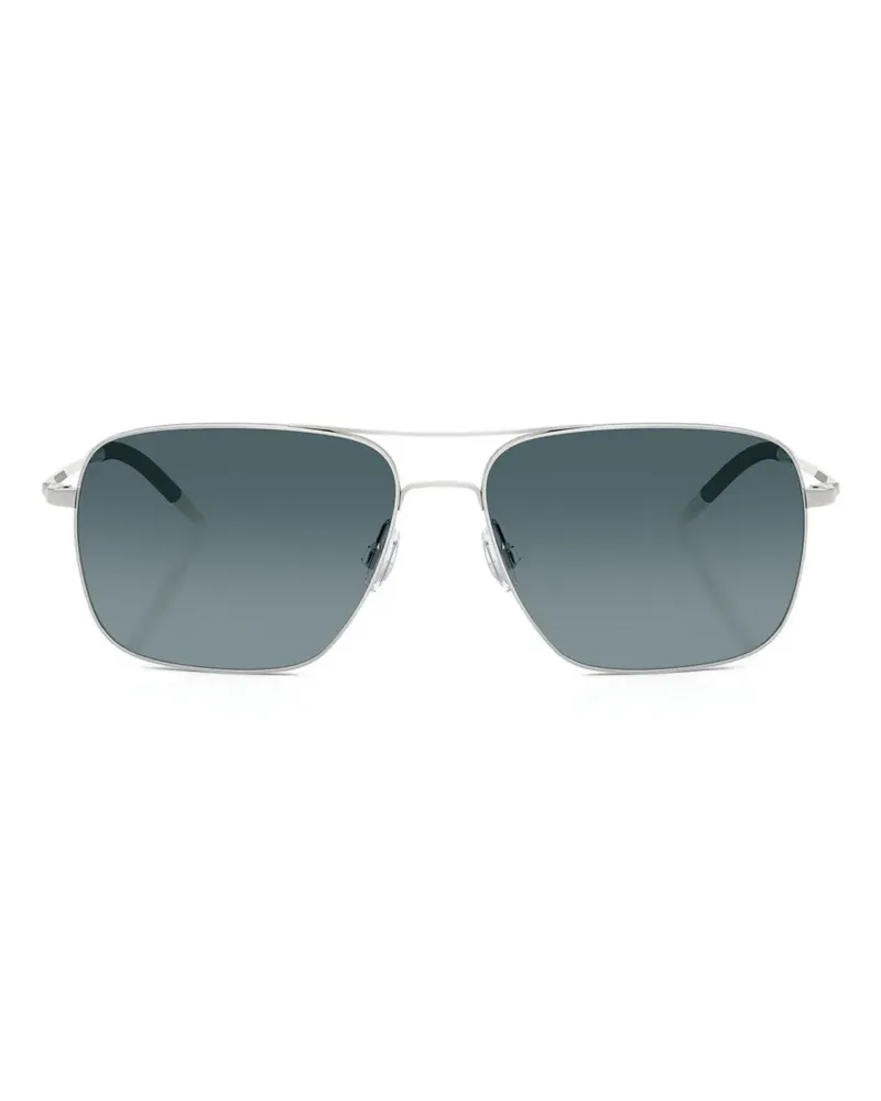 Oliver Peoples Clifton square-frame sunglasses - Silber Silber