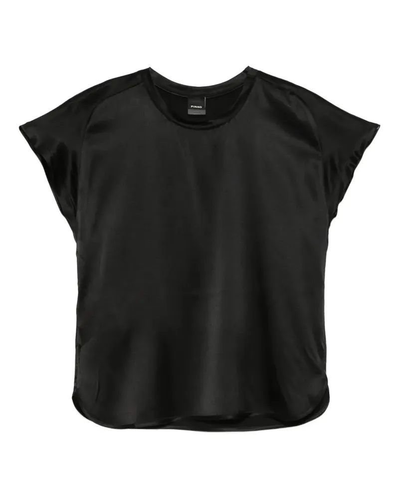 Pinko Kurzärmelige Bluse - Schwarz Schwarz