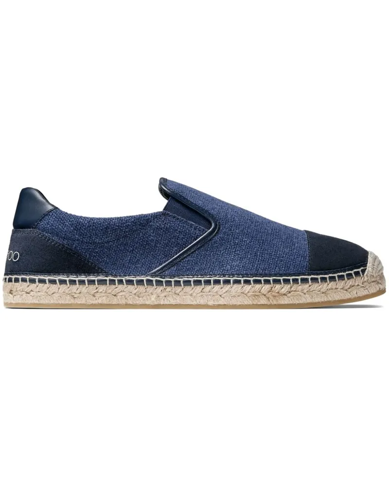Jimmy Choo Ivan Espadrilles aus Canvas - Blau Blau