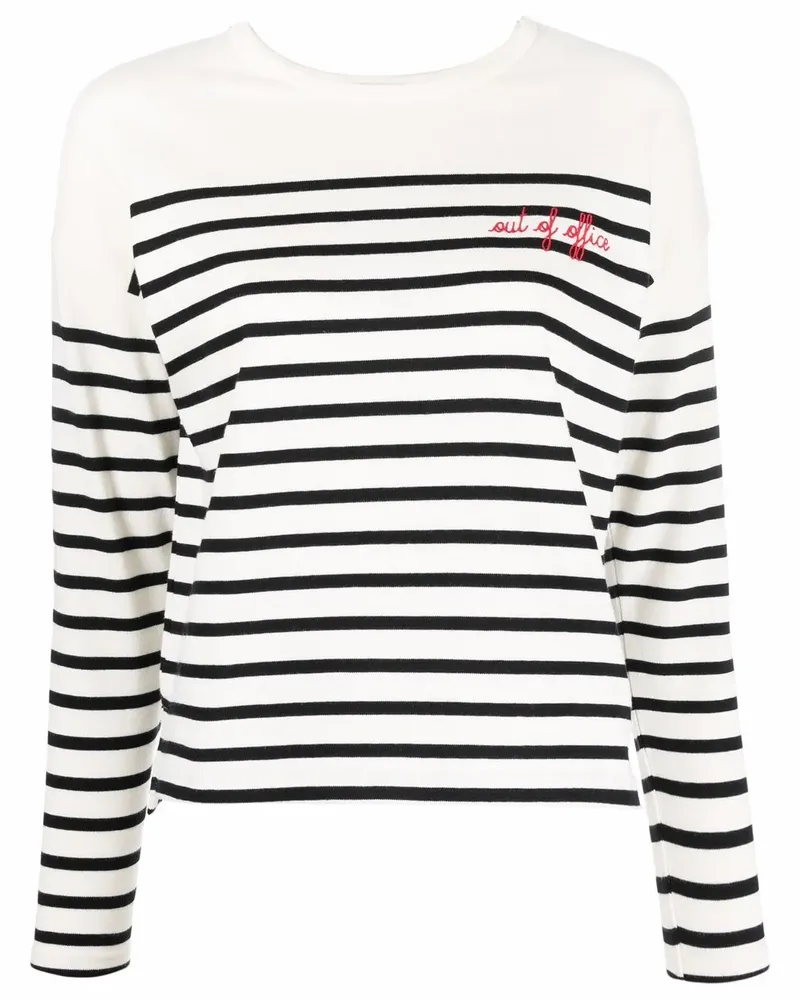 Maison Labiche Gestreifter Pullover - Nude Nude