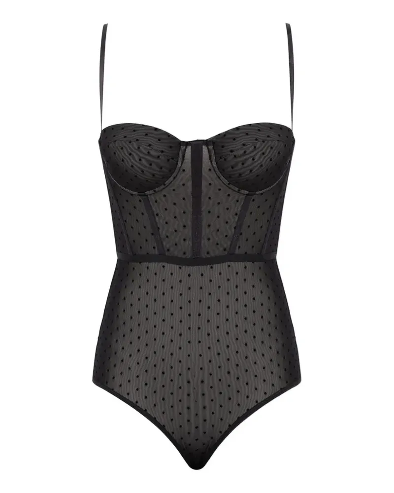 Zimmermann dotted bodysuit - Schwarz Schwarz