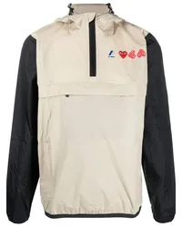 Comme des Garçons Windbreaker mit Kapuze Nude