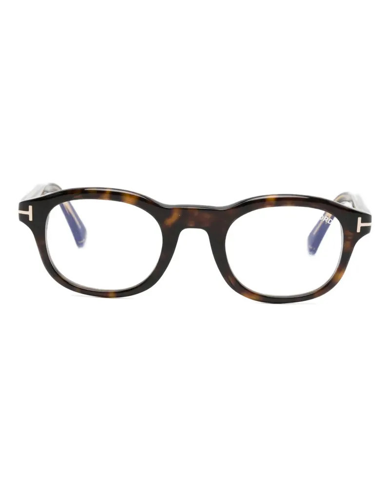Tom Ford Runde Icon Brille - Braun Braun