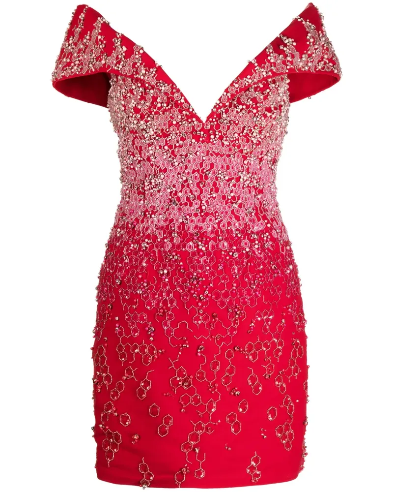 Saiid Kobeisy Schulterfreies Kleid - Rot Rot