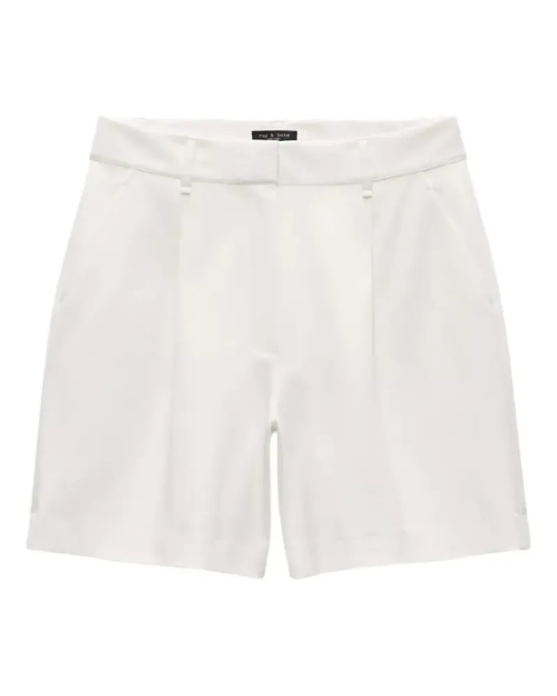 Rag & Bone Hoch sitzende Bundfaltenshorts - Weiß Weiß