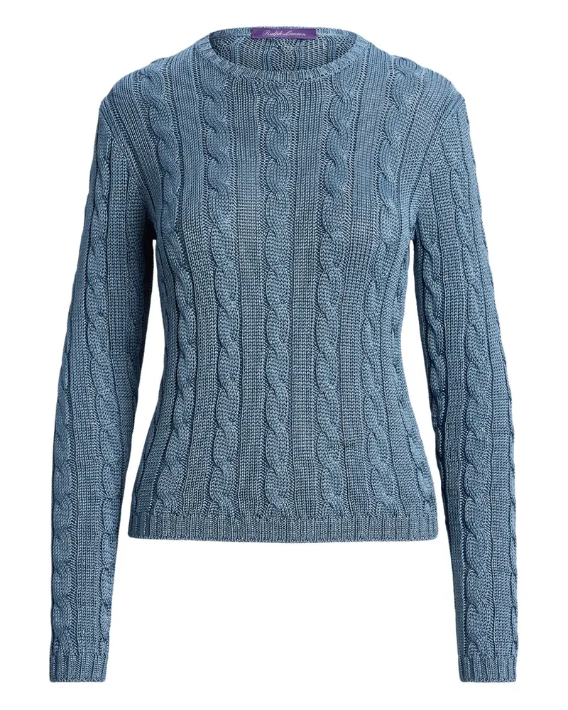 Ralph Lauren Zopfmuster-Strick - Blau Blau