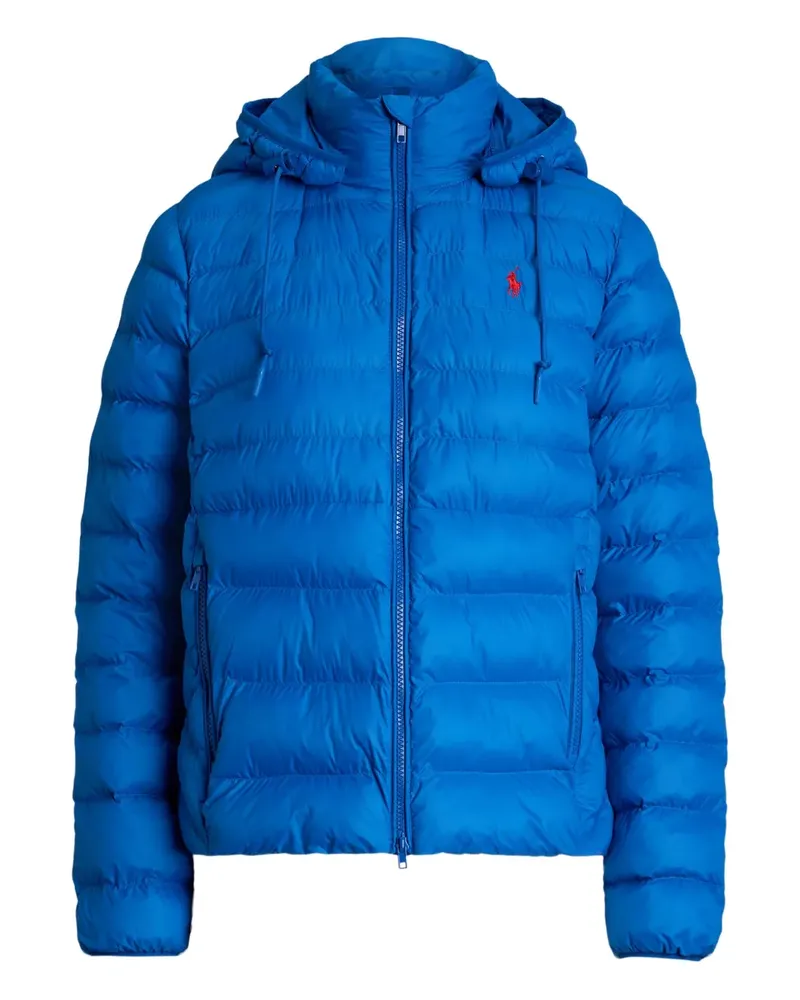Ralph Lauren Gesteppter Kapuzenmantel - Blau Blau