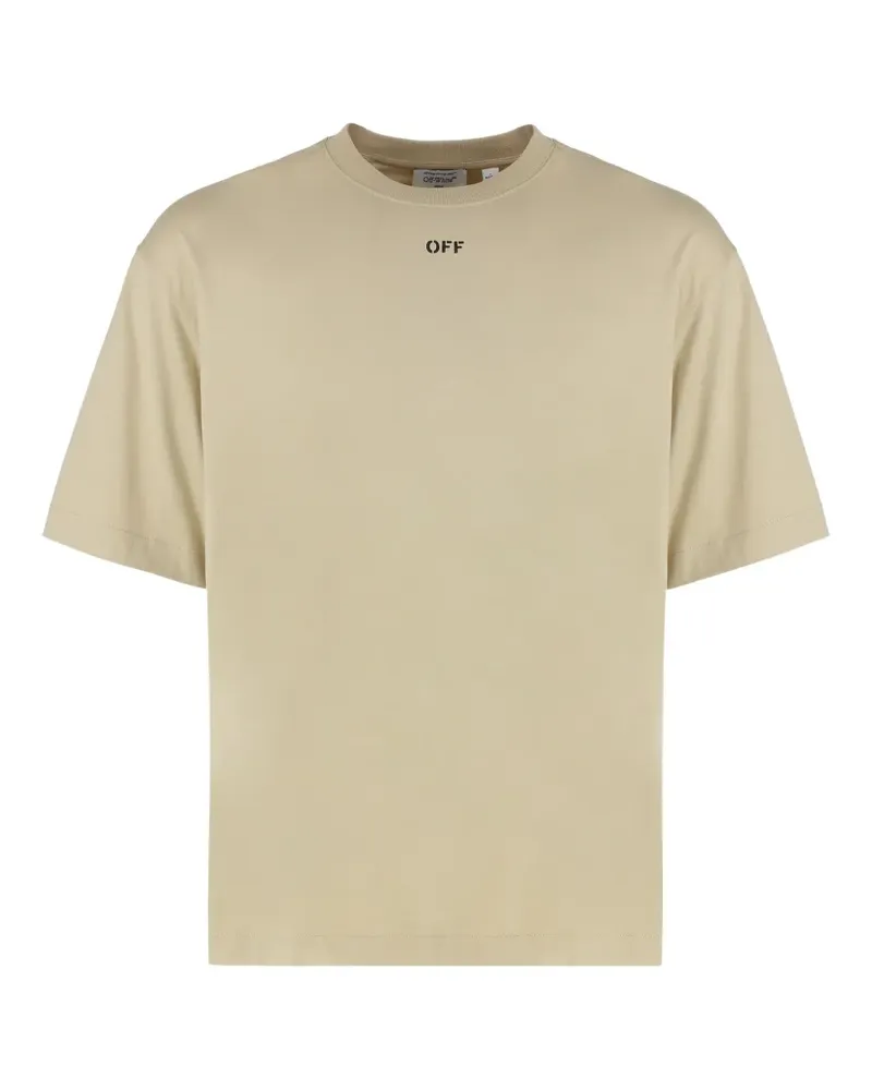 OFF-WHITE Klassisches T-Shirt - Nude Nude