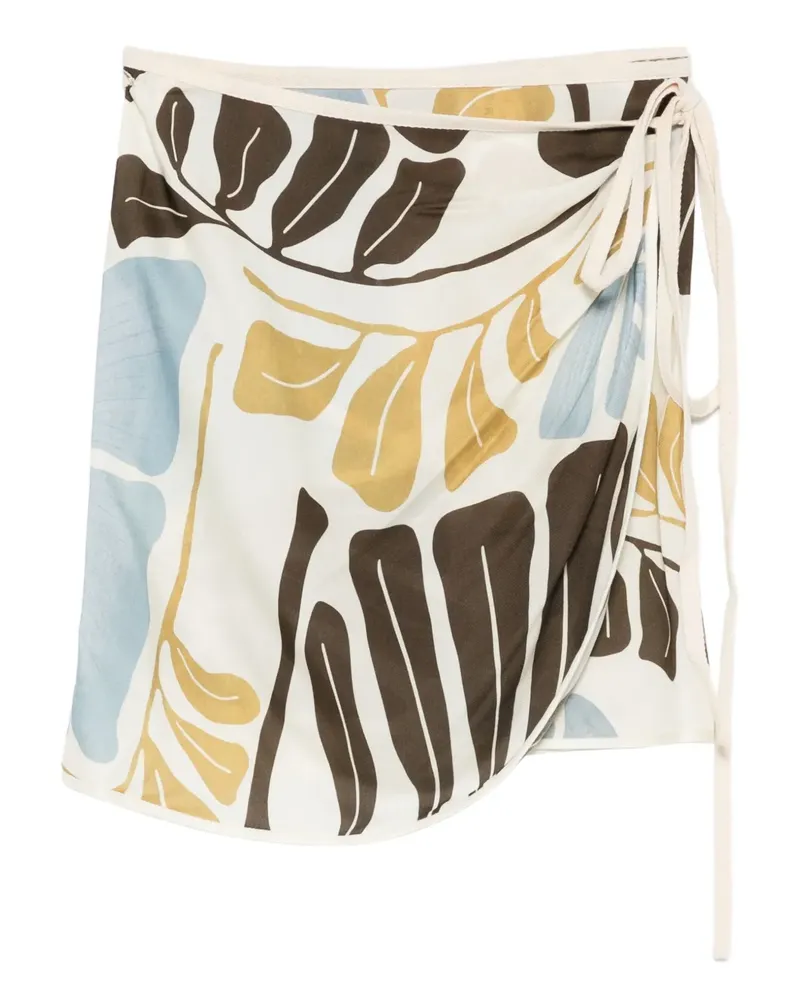 SIR Lola floral-print pareo - Nude Nude