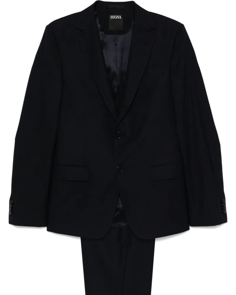 Ermenegildo Zegna Anzug aus Wolle - Blau Blau