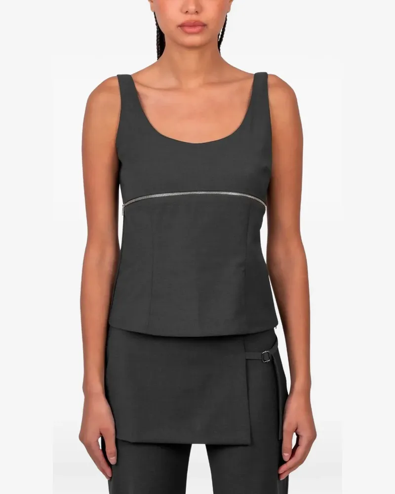 Paloma Wool Isee zip-detail top - Grau Grau